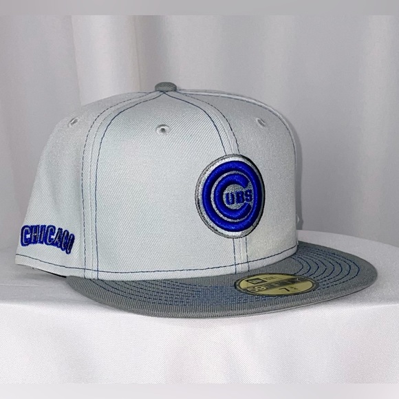 New 7 3/4 Chicago Cubs New Era 59 Fifty Cooperstown Collection Fitted Hat Cap - Picture 1 of 3